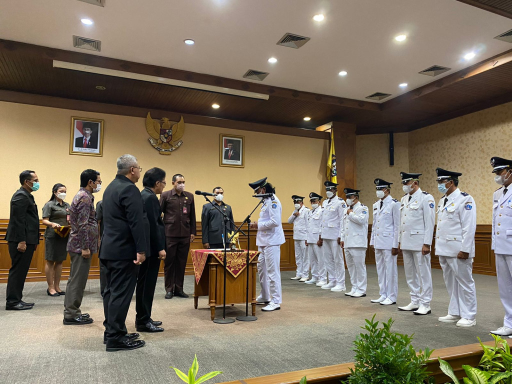 Acara Pelantikan dan Mejaya-jaya Perbekel Serentak Kabupaten Badung Tahun 2022